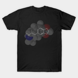 Ecstasy Molecule Chemistry T-Shirt